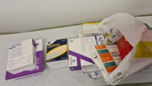 Donation of dressings